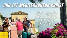 Our 1st Mediterranean Cruise/Travel Day/TAP Air Portugal Review/Hotel Radha/Barcelona THIEF!