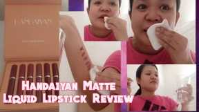 Handaiyan Matte Liquid Lipstick Review Product order For Personal Use || Mama Mhea