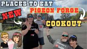 NEW PLACES TO EAT IN PIGEON FORGE | COOKOUT #restaurant #travel #food