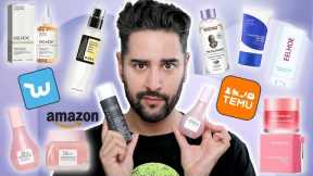 Testing FAKE Skincare Products From Temu, Amazon & Wish  💜 James Welsh