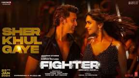 FIGHTER: Sher Khul Gaye (Song) | Hrithik Roshan,Deepika Padukone |Vishal Sheykhar |Kumaar |Bhushan K