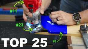 Top 25 Most Popular Woodworking Tools Reviewed in 2023!