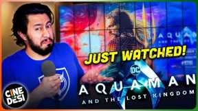 AQUAMAN AND THE LOST KINGDOM Non-Spoiler Movie Review! | DCEU | Jason Momoa