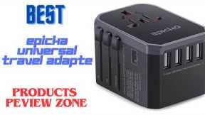 Best By Amazon EPICKA Universal Travel Adapter-2024 | Products Review Zone | On Amazon | Best Review