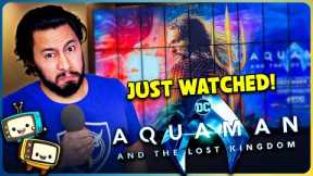 JUST WATCHED AQUAMAN AND THE LOST KINGDOM! | Non-Spoiler Movie Review | DCEU | Jason Momoa