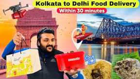 Kolkata ka Famous Biryani DELHI mein order kiya | Zomato New Feature Review Intercity food Delivery