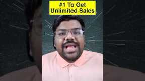 Best Way To Get Unlimited Sales In Affiliate Marketing | Make Money Online