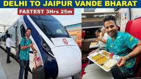 Delhi to Jaipur Fastest Train Vande Bharat Executive class food review