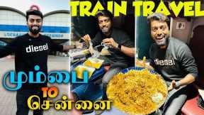 TRAIN JOURNEY !! Mumbai to Chennai 22 HOURS 🚄 Railway Food to Biryani | DAN JR VLOGS