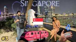 My First Day in Singapore 🇸🇬 || Best hotel, Tourist Pass & Indian Food | Local Metro & Attractions