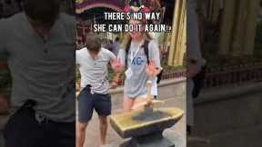 SHE PULLED THE SWORD OUT OF THE STONE RIGHT IN FRONT OF ME IN DISNEY WORLD