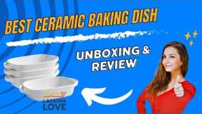 Bruntmor 9x5 Inch Ceramic Baking Dish - Unboxing & Review