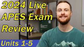 2024 APES Exam Live Review (Units 1-5)
