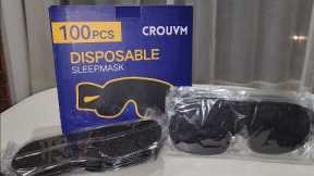 CROUVM Disposible Sleepmask, Product Review