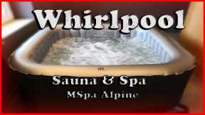 Aufblasbarer Whirlpool für Zuhause: MSpa Alpine Delight im Sauna- und Spa-Bereich