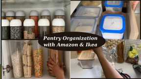 Pantry Organization Tips and Tricks || Indian Pantry Organization Vlog ||