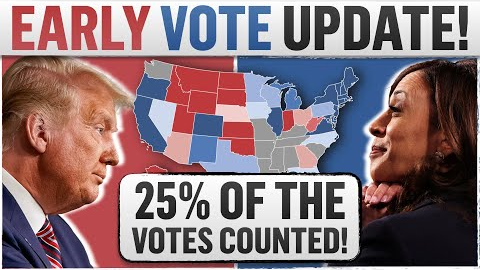 2024 Election Map Based on the RESULTS So Far (43m VOTES COUNTED)