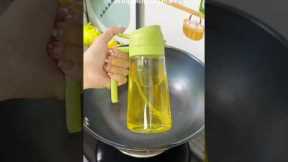 4/100 2 in 1 Olive Oil Sprayer and Oil Dispenser Bottle for Kitchen Link in Bio #amazon #shopping