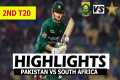 PAKISTAN VS SOUTH AFRICA HIGHLIGHTS