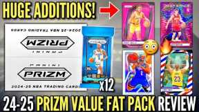 THE BEST PRIZM RETAIL (BIG ADDITIONS)! 😮🔥 2024-25 Panini Prizm Basketball Value Fat Pack Box Review