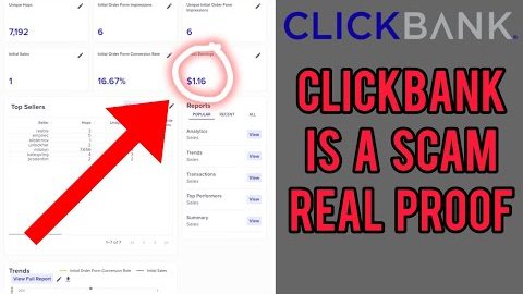 ClickBank Is A Scam (Real Proof Earnings) #howtomakemoneyonline #makemoneyonline