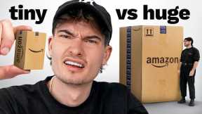 We Tested Big VS Small Amazon Products!