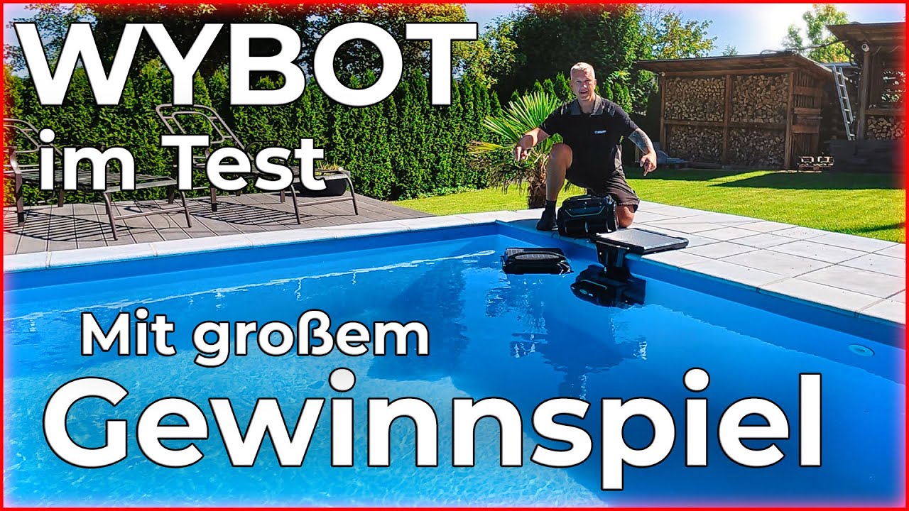WYBOT S2 & C2 & F1 Poolroboter im Langzeittest - Mit großem Gewinnspiel!