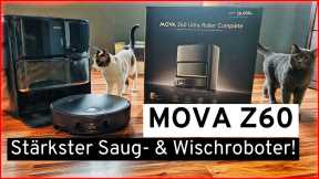 MOVA Z60 Ultra Roller Complete im Test: Stärkster Saug  & Wischroboter