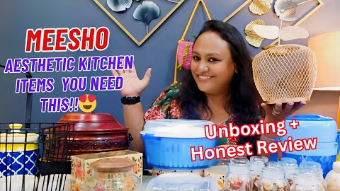 Aesthetic Kitchen Items From Meesho 😍 You NEED This! Yeh Products Ne Meri Kitchen Game Change Kar Di