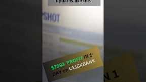 $2593 PROFIT IN 1 DAY on CLICKBANK USING FB ADS | Vishvesh Moghia