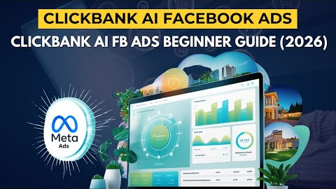 ClickBank AI Facebook Ads Full Beginner Guide (2026 Tutorial)