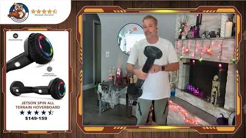 THIS BOARD IS LIT (Jetson Spin All Terrain Hoverboard Review)