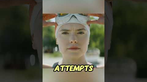 WILL THIS GIRL BE ABLE TO SWIM ACROSS THE ENGLISH CHANNEL?😱 #shorts #viral #movie