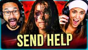SEND HELP MOVIE REACTION - EVERYONE WAS RIGHT... THIS IS ABSOLUTELY INSANE! -REVIEW