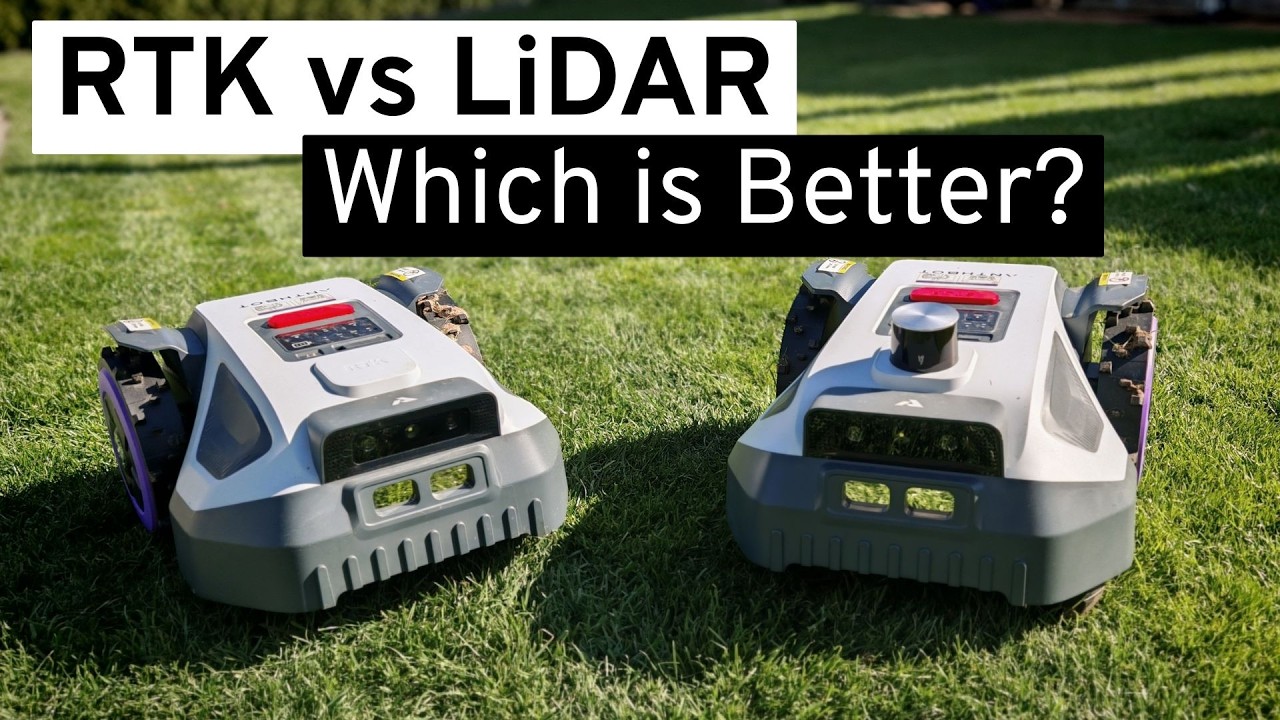 RTK vs LiDAR Which Robot Mower Is ACTUALLY Better - ANTHBOT M5 vs M9 Test