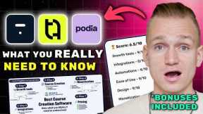 Thinkific vs Teachable vs Podia Review 2026 ($7280 In Bonuses + Discounts)