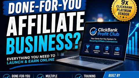 ClickBank Profit Club Review | Done-For-You Affiliate Business? Is It Worth It?