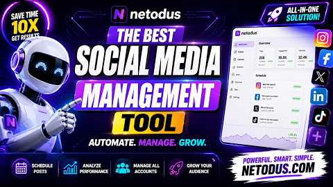 Best Social Media Management Tool for Businesses | Netodus