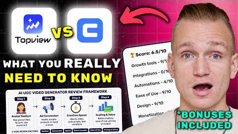 Topview AI vs EzUGC Review 2026 ($7280 In Bonuses + Discounts)