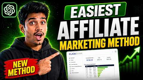 Easiest Affiliate Marketing Method I Earned $135 Clickbank