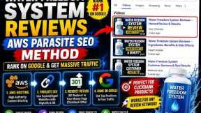 Water Freedom System Reviews AWS Parasite SEO Method | Rank ClickBank Products on Google