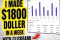 I Made $1,800 in ONE Week With